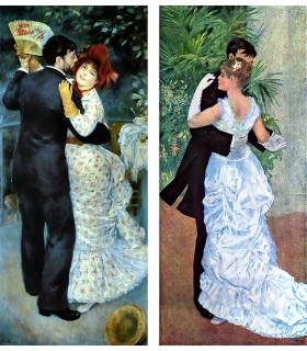 2x 170 - BAILE EN EL CAMPO / CIUDAD - Pierre-Auguste Renoir