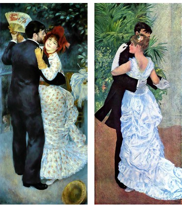 2x 170 - BAILE EN EL CAMPO / CIUDAD - Pierre-Auguste Renoir