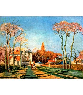 80 - ENTRADA A VOISSINS - Camille Pissarro