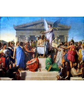 80 - LA APOTEOSIS DE HOMERO - Jean Auguste Ingres