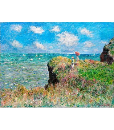 80 - PASEO POR LOS ACANTILADOS DE POURVILLE - Claude Monet