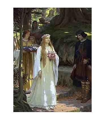 80 - Mi Bella Dama ( Edmund Blair Leighton)