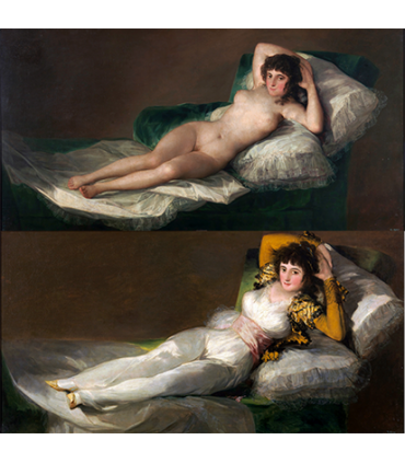 2x240 Las Majas (Francisco de Goya)