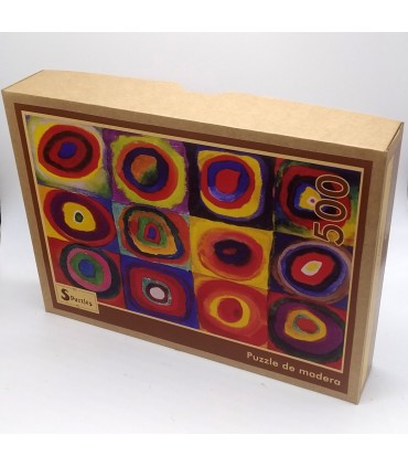 500 - ESTUDIO DE COLOR CON CUADROS - Wassily Kandinsky