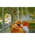 200 - COUCH ON THE PORCH - Childe Hassam