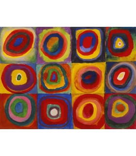 80 - ESTUDIO DE COLOR CON CUADROS - Wassily Kandinsky