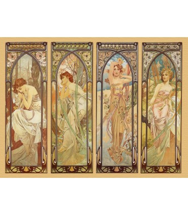 200 - LAS HORAS DEL DIA - Alfons Mucha