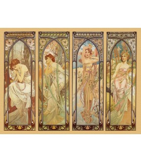 500 - LAS HORAS DEL DIA - Alfons Mucha