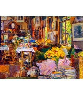 80 - THE ROOM OF FLOWERS - Childe Hassam