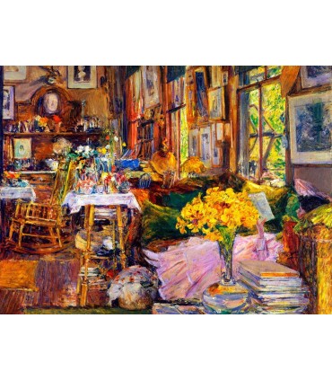 500 - THE ROOM OF FLOWERS - Childe Hassam
